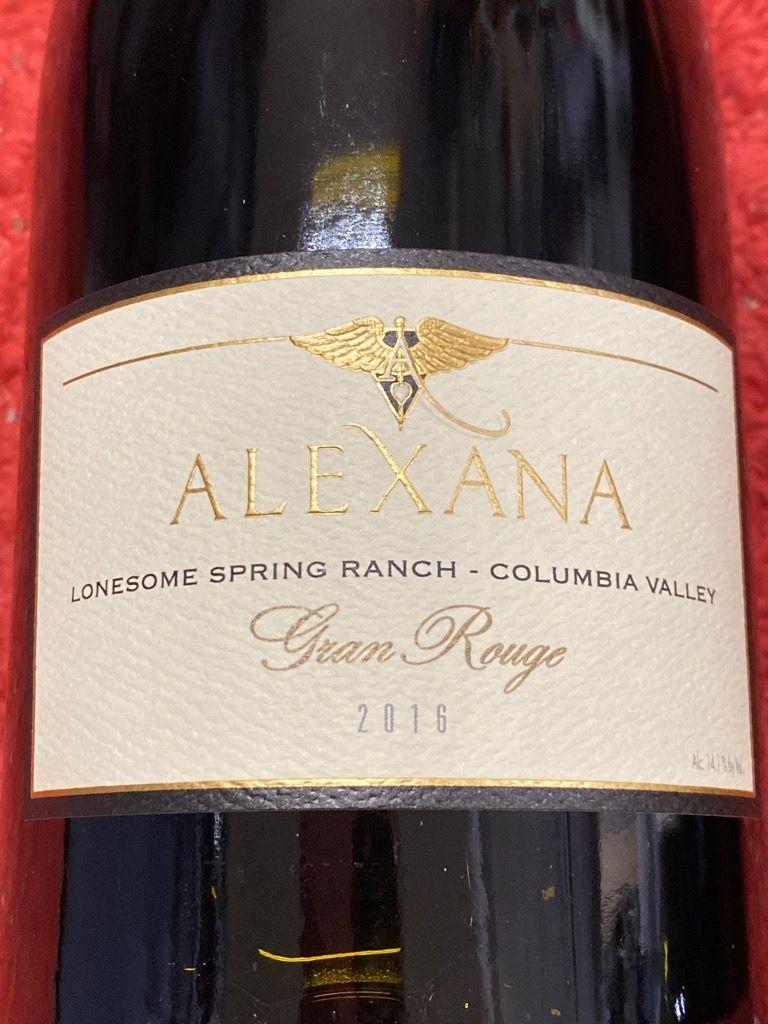 2016 Alexana Gran Rouge Lonesome Spring Ranch, USA, Oregon, Columbia ...
