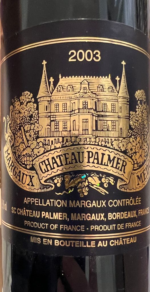 2003 Château Palmer - CellarTracker