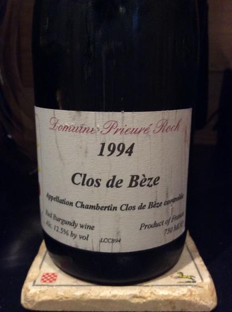 2023 Domaine Prieuré Roch Chambertin-Clos de Bèze - CellarTracker