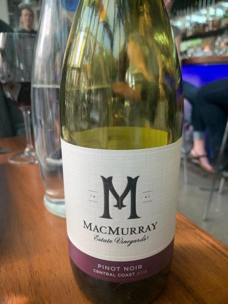 2016 MacMurray Ranch Pinot Noir, USA, California, Sonoma County, Sonoma ...