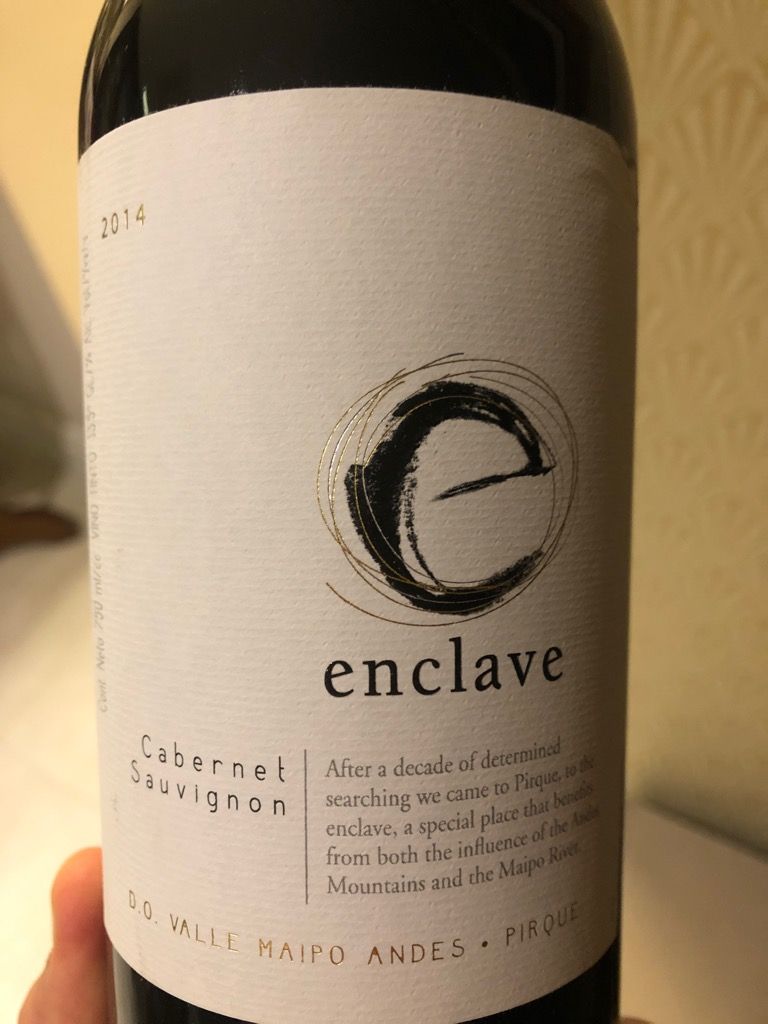 2017 Ventisquero Cabernet Sauvignon Enclave, Chile, Maipo Valley ...
