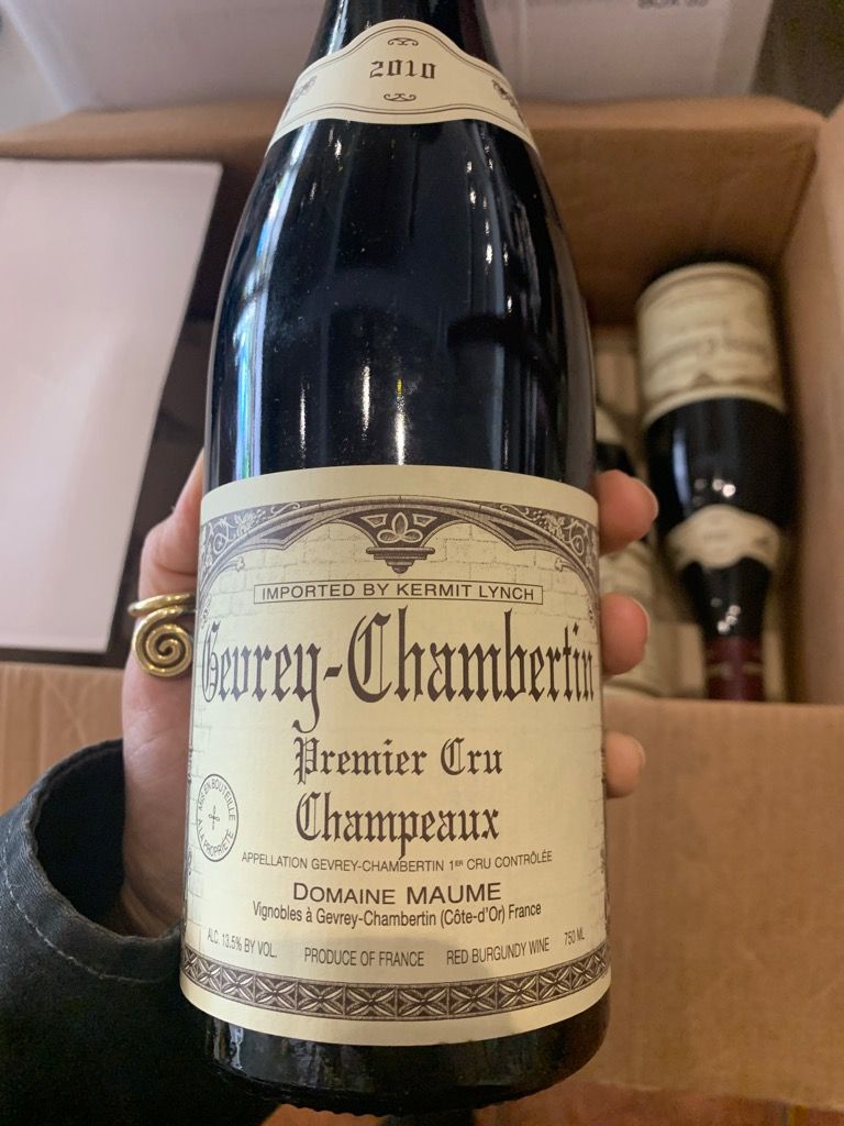 マグナムMaume Gevrey Chambertin Champeaux 2009 Domaine Maume Gevrey-Chambertin 1er Cru Champeaux