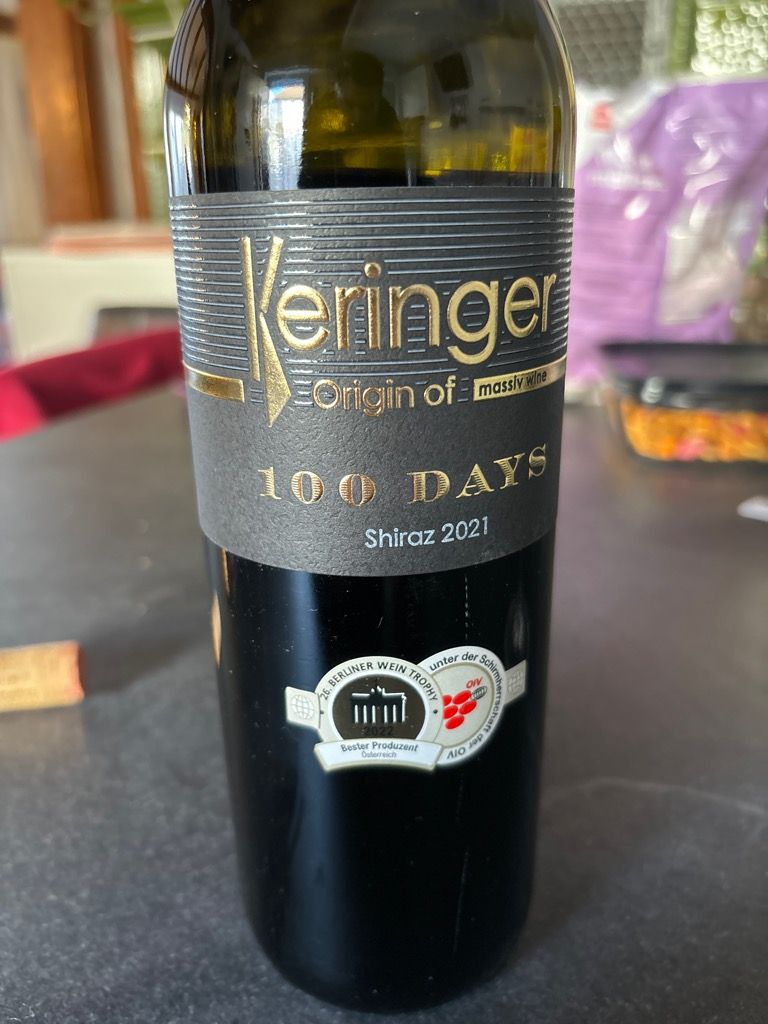 2021 Keringer Shiraz 100 Days, Austria, Burgenland, Neusiedlersee ...