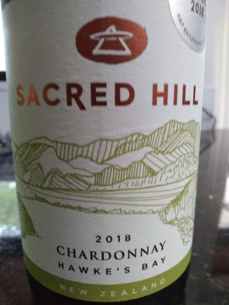 Sacred Hill Chardonnay hawke's Bay glass 750ml (9416623410163)