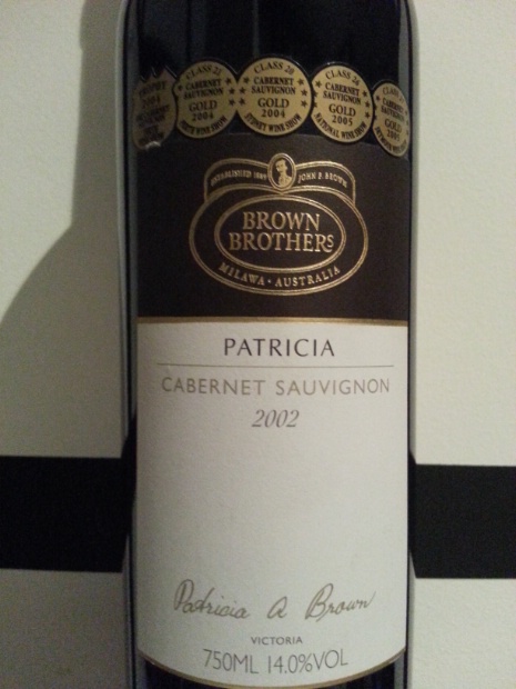 Buy Brown Brothers Patricia Cabernet Sauvignon