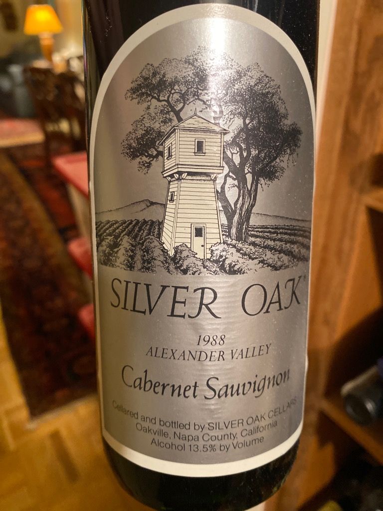 1985 Silver Oak Cabernet Sauvignon Napa Valley - CellarTracker