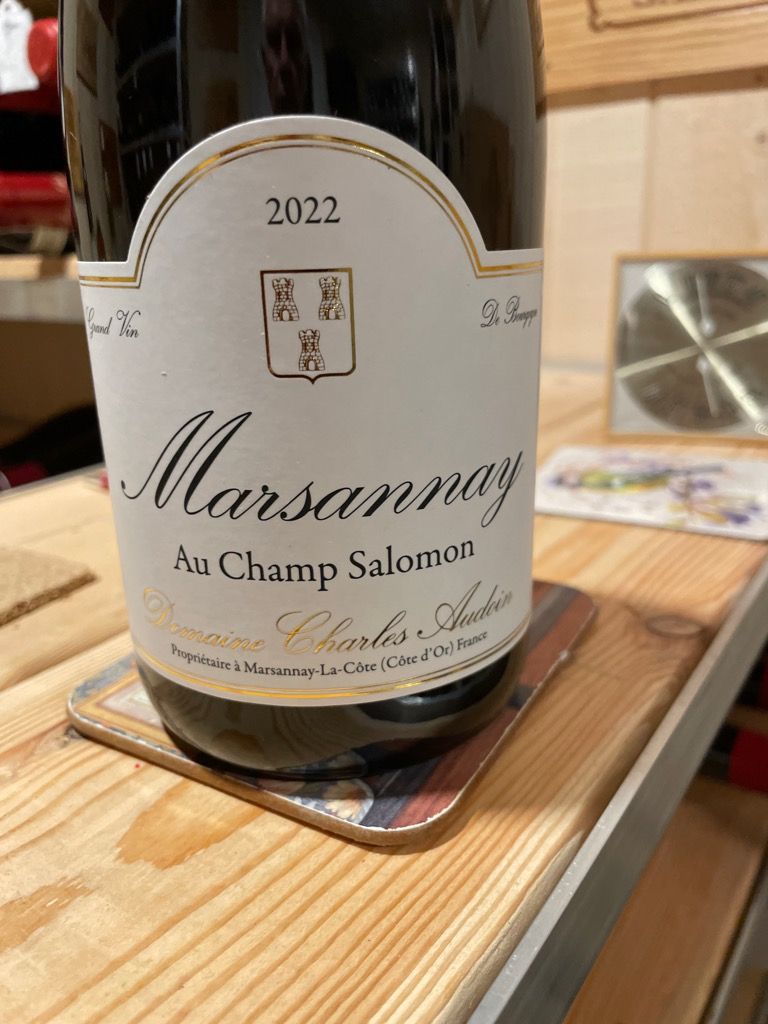 2022 Domaine Charles Audoin Marsannay Au Champ Salomon - CellarTracker