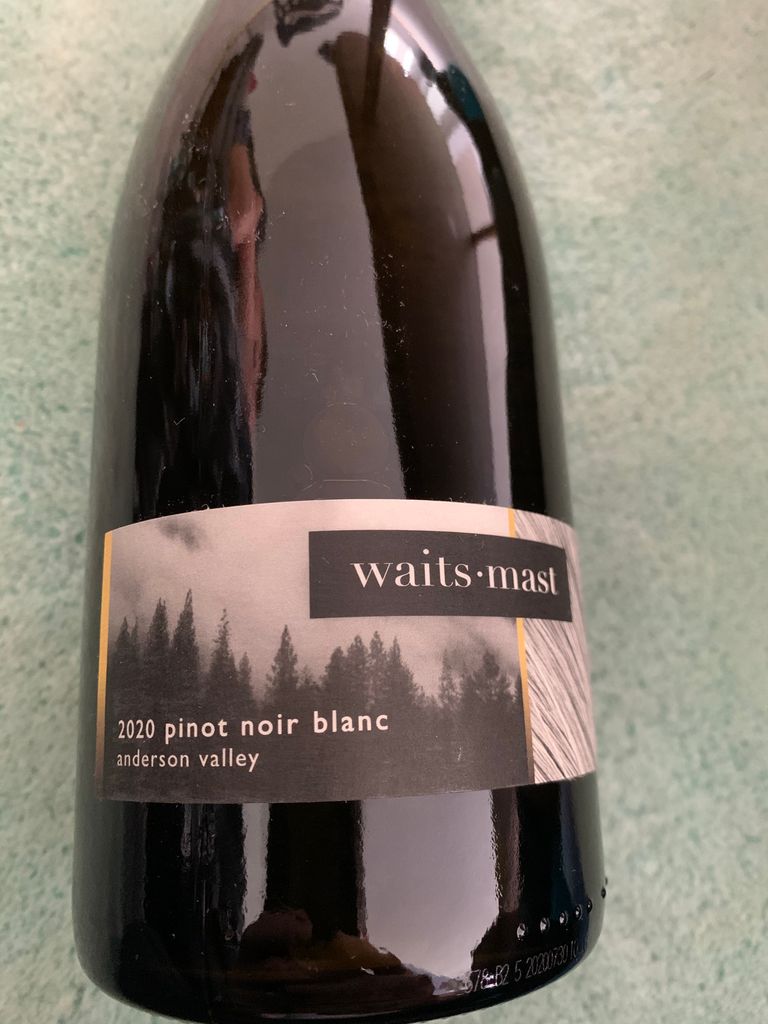 2020 Waits Mast Family Cellars Pinot Noir Blanc CellarTracker