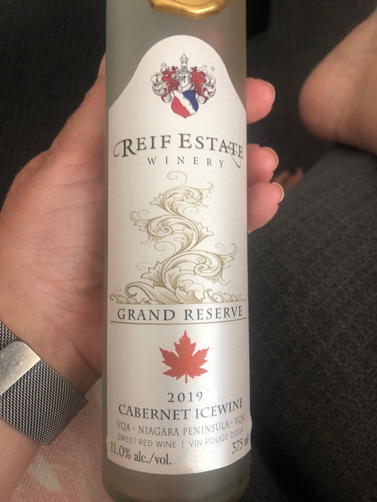 2019 Reif Estate GRAND RESERVE CABERNET ICEWINE Niagara-on-the