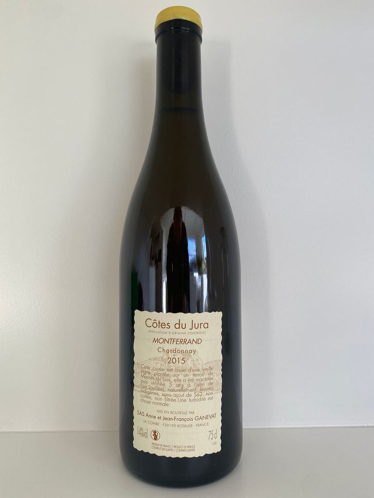 2015 Anne et Jean-François Ganevat Chardonnay Côtes du Jura
