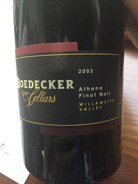 2019 Boedecker Cellars Pinot Noir Stewart - CellarTracker