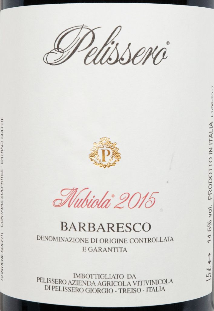 【まとめ割有】Pelissero Barbaresco 2015 750ml 2015 Giorgio Pelissero Barbaresco Nubiola - CellarTracker