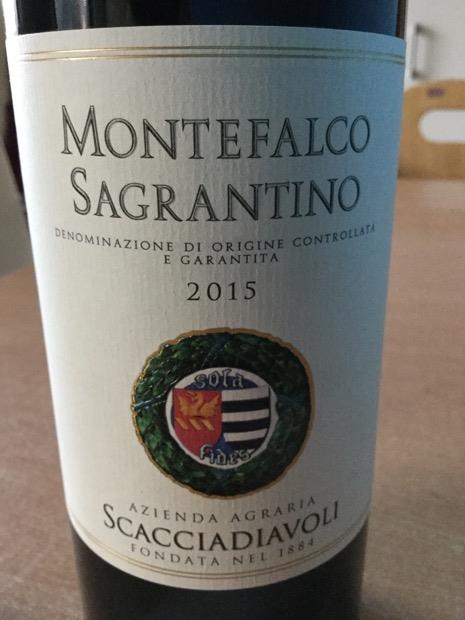 2015 Scacciadiavoli Sagrantino Montefalco, Italy, Umbria, Montefalco ...