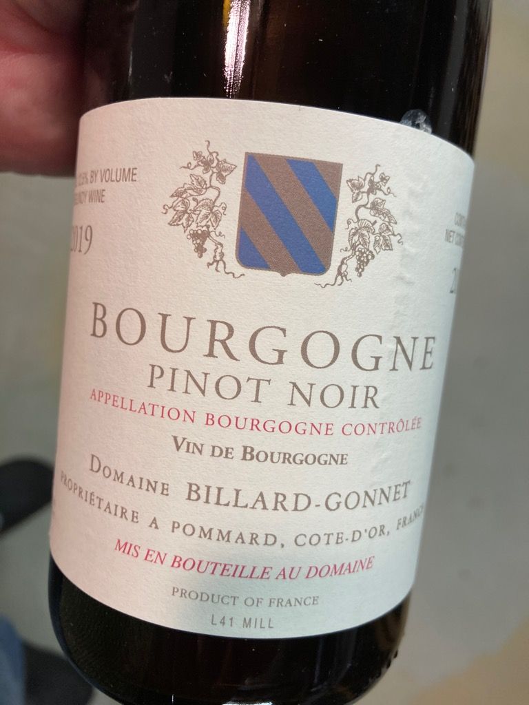 2019 Domaine Bourgogne, France, Burgundy, Bourgogne