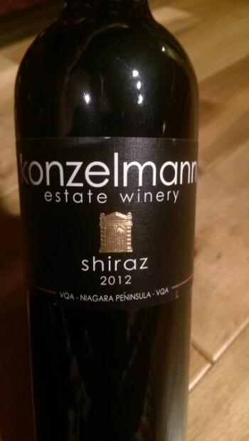 Konzelmann shiraz barrel aged vqa 750ml (624654000775)