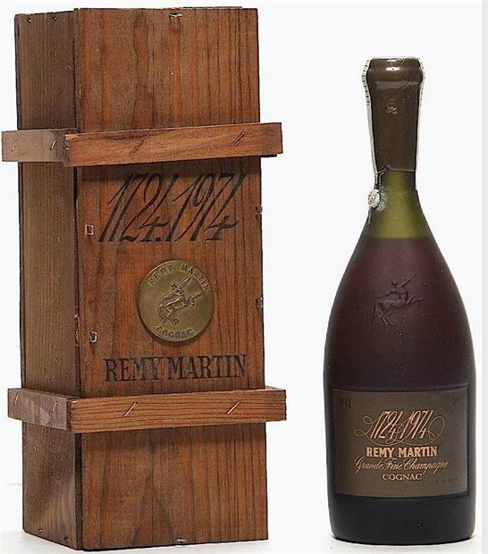 ブランデー REMY MARTIN grande fine champagne 1724 Remy Martin Cognac 250 Years Old Grande Fine Champagne 1724-1974