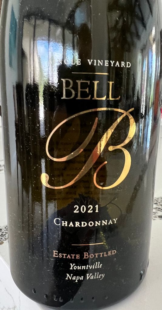 2021 Bell Wine Cellars Chardonnay, USA, California, Napa Valley