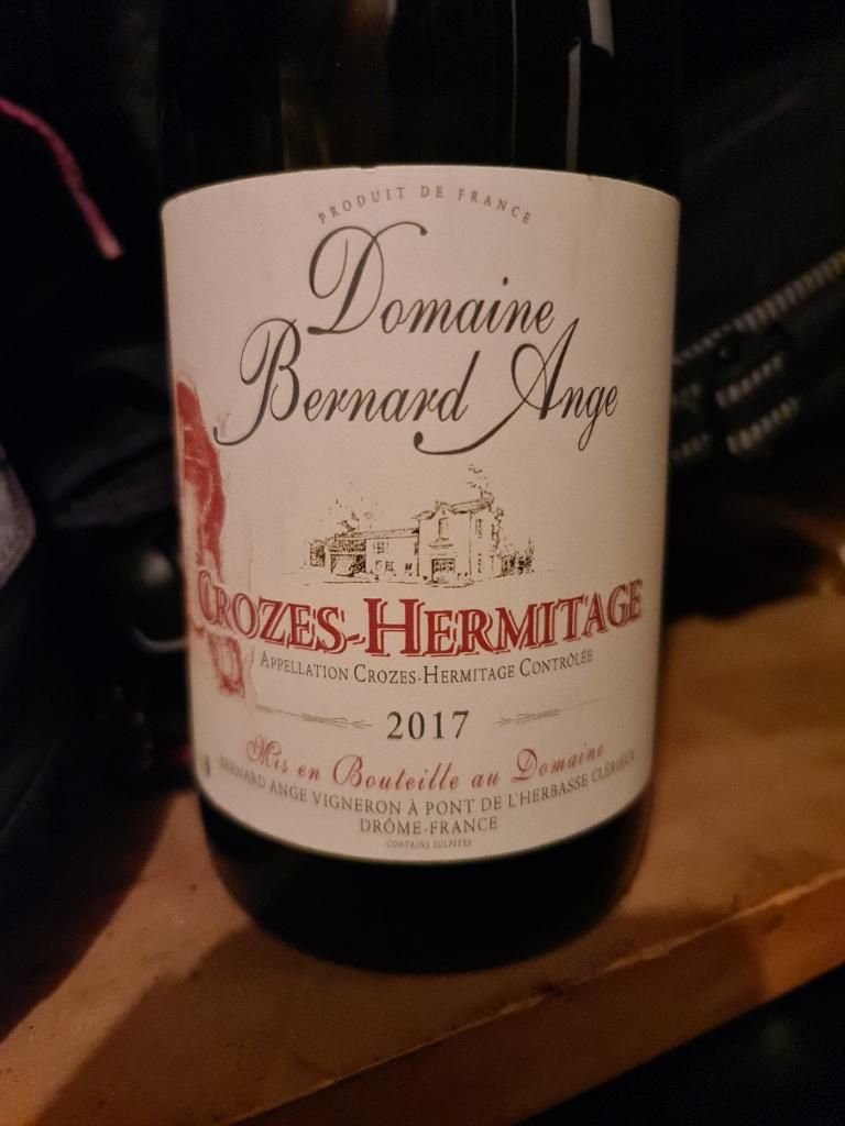 2018 Ange Bernard Crozes-Hermitage Blanc, France, Rhône, Northern Rhône ...