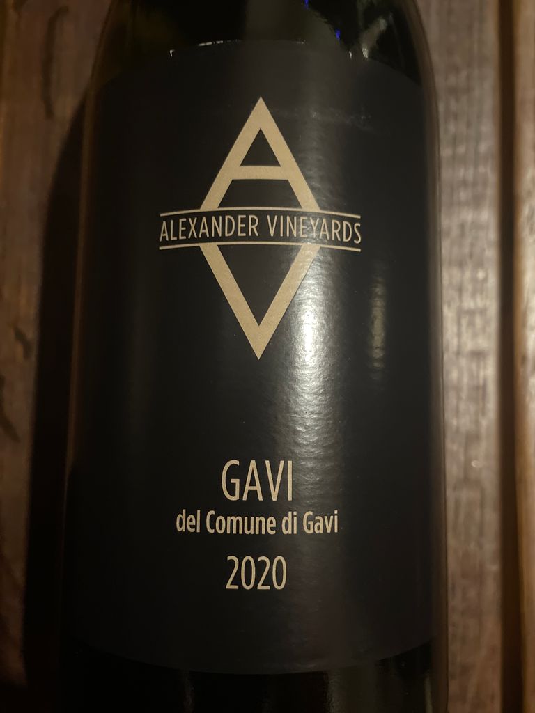 2020 Alexander Gavi - CellarTracker