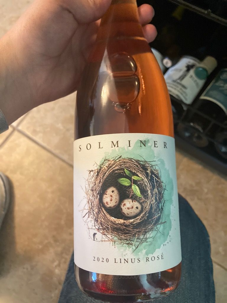 2020 Solminer Wines Linus Rosé, USA, California, Central Coast, Santa