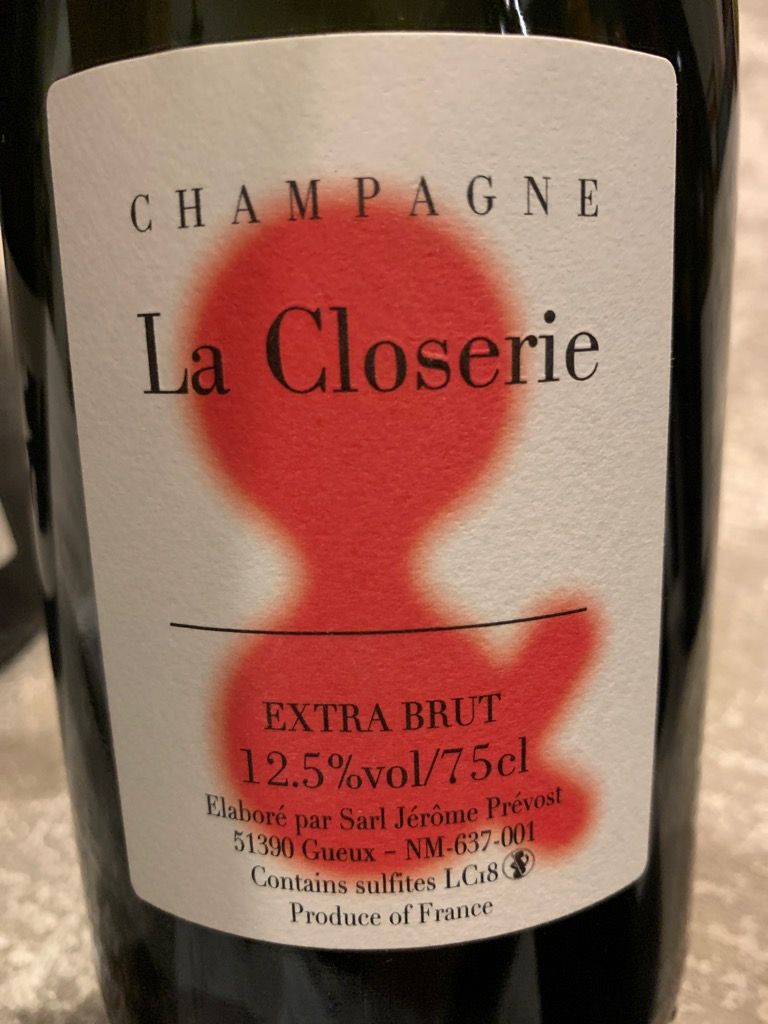 2021 Jérôme Prévost Champagne La Closerie & - CellarTracker