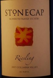 Stonecap riesling columbia Valley eg glass 750ml (759139400006)