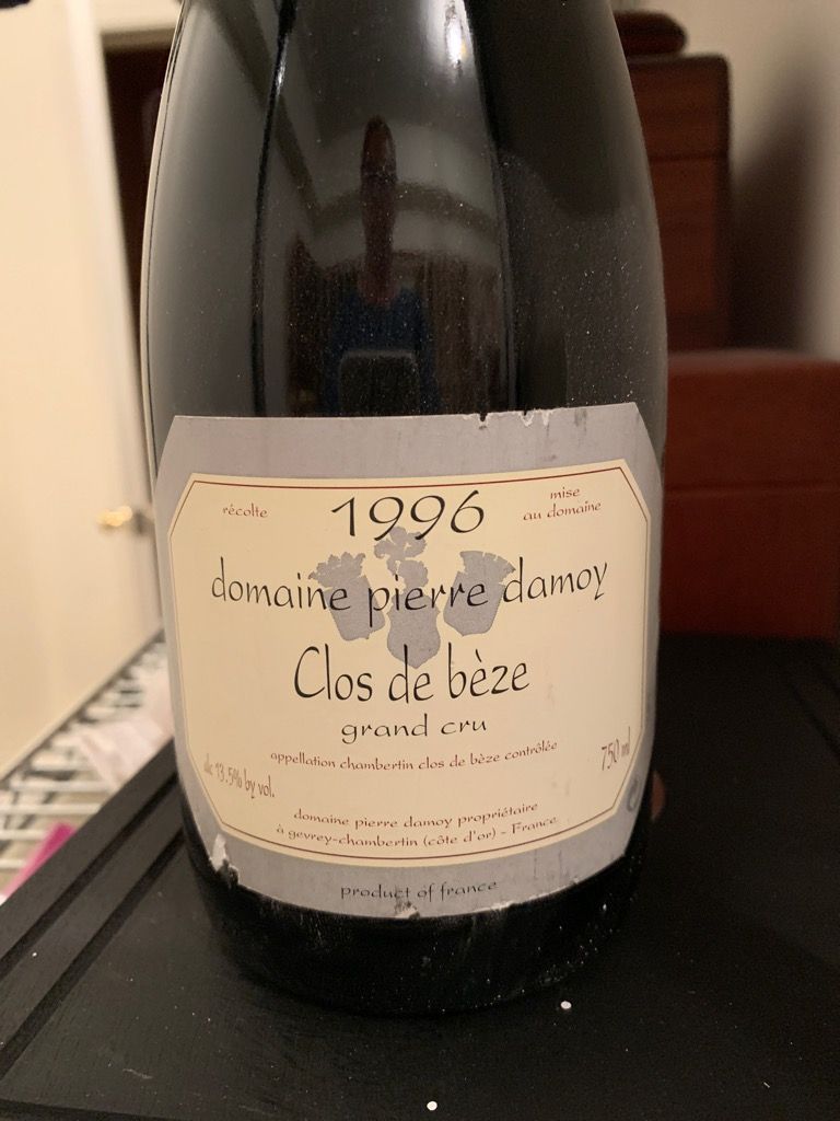 1996 Pierre Damoy Chambertin-Clos de Bèze - CellarTracker