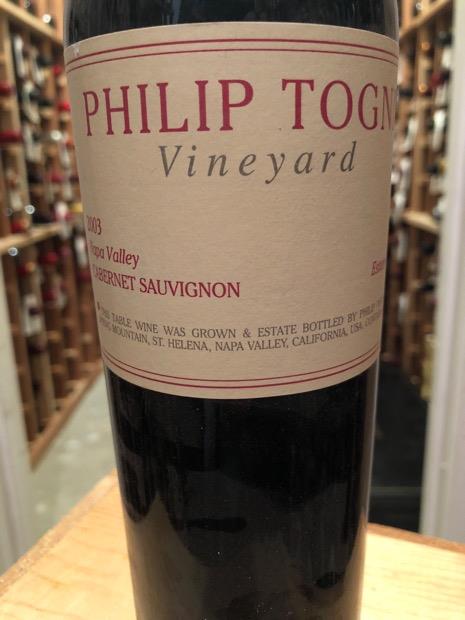 2004 Philip Togni Cabernet Sauvignon - CellarTracker