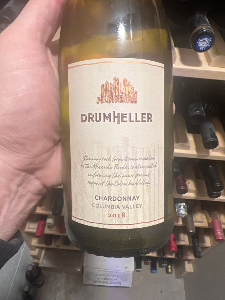 2018 Drumheller Chardonnay Columbia Valley, USA, Washington, Columbia