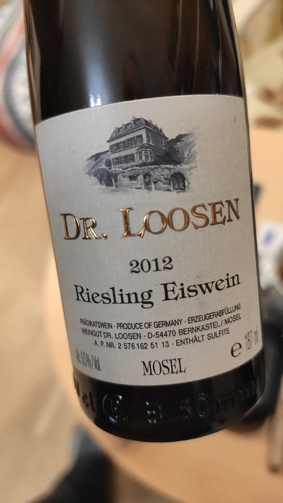 ワイン Dr Loosen Eiswein 2012 CAMUSJosephine 2012 Dr. Loosen Riesling Eiswein - CellarTracker