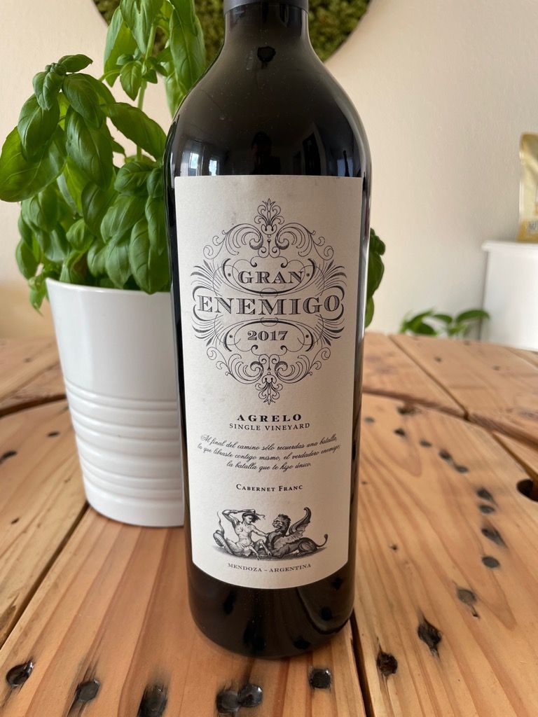 2017 El Enemigo Cabernet Franc Gran Enemigo Agrelo - CellarTracker