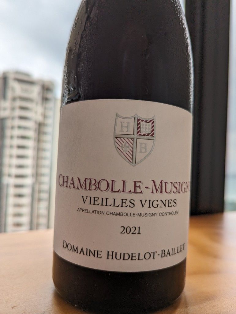 2021 Domaine Hudelot-Baillet Chambolle-Musigny Vieilles 2021 Domaine Hudelot-Baillet Chambolle-Musigny Vieilles