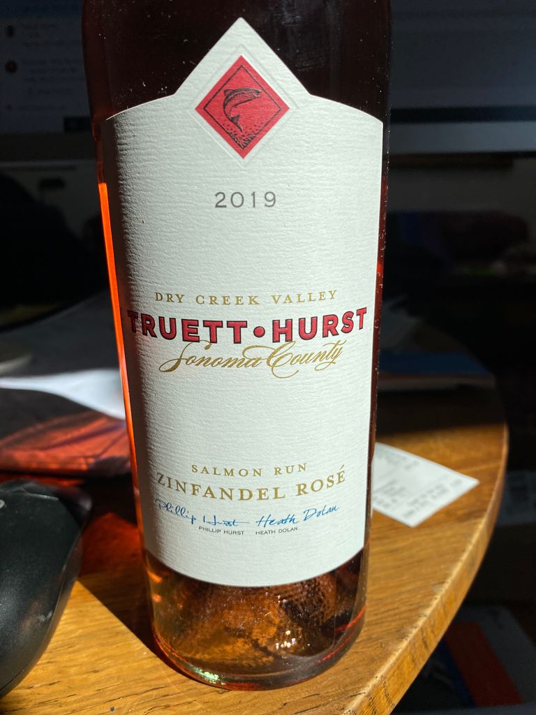 2019 TruettHurst Zinfandel Rosé Salmon Run, USA, California, Sonoma