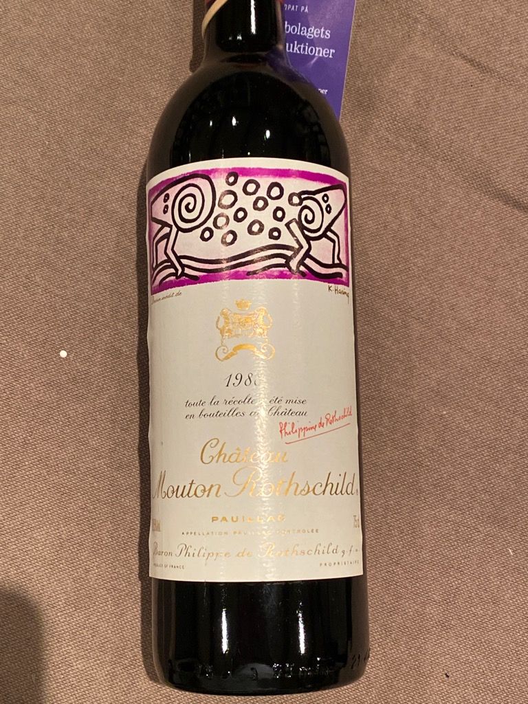 残りわずか】 シャトー・ムート chateau mouton Rothschild 1988