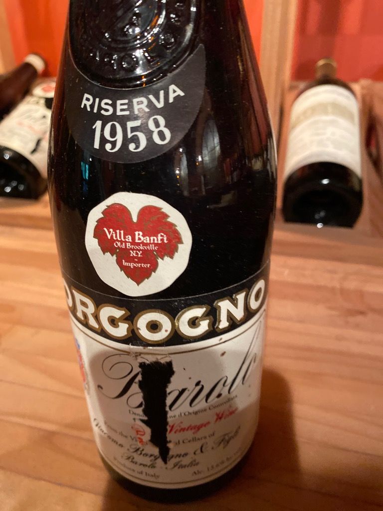 1958 Giacomo Borgogno & Figli Barolo Riserva - CellarTracker