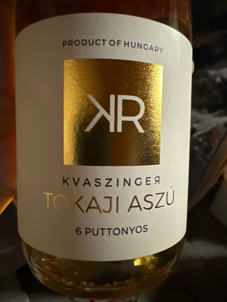 2016 Kvaszinger Furmint Tokaji Aszú 6 Puttonyos - CellarTracker
