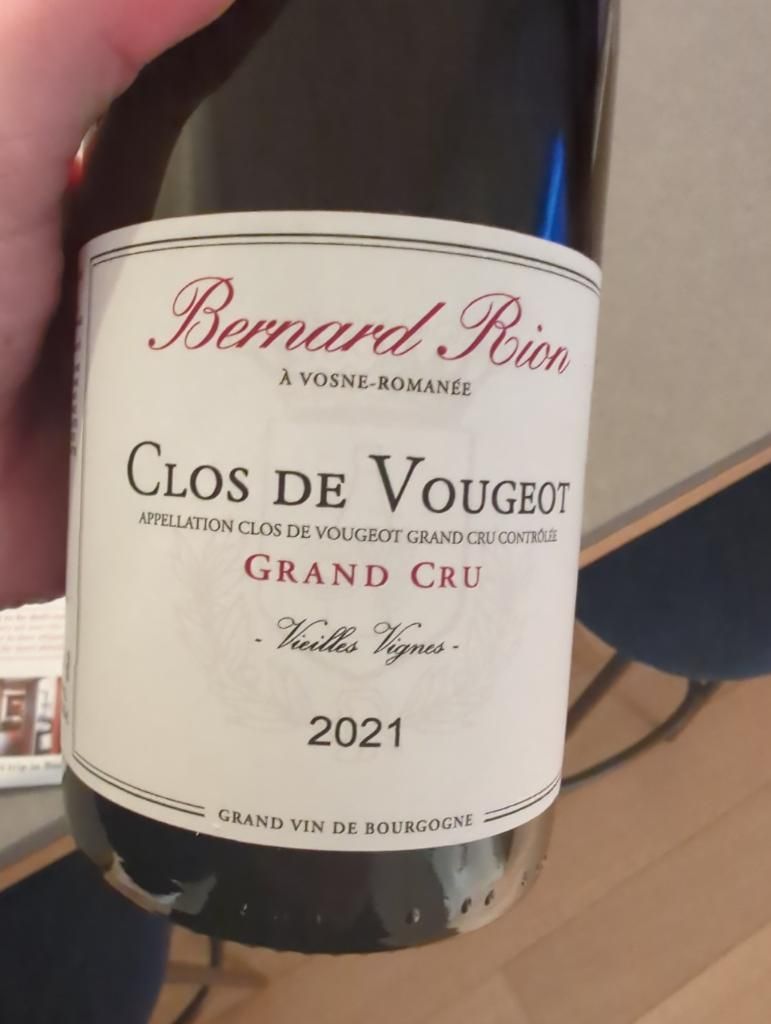 2021 Domaine Armelle et Bernard Rion Clos Vougeot Vieilles Vignes ...