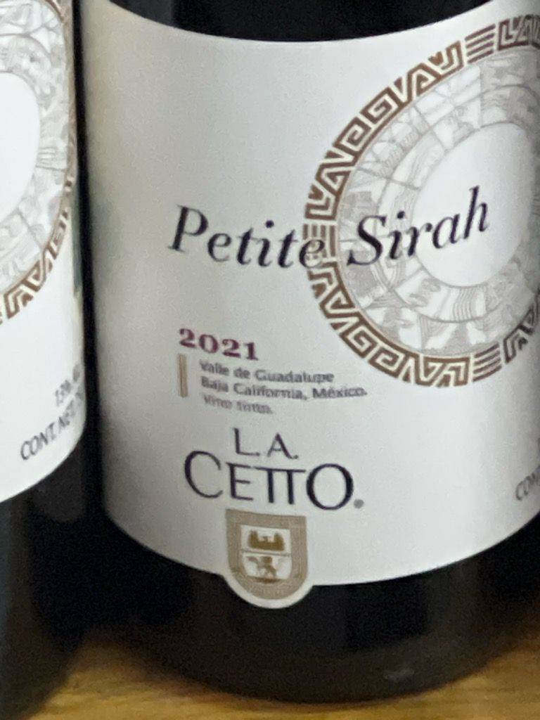 2020 L. A. Cetto Petite Sirah, Mexico, Baja California CellarTracker