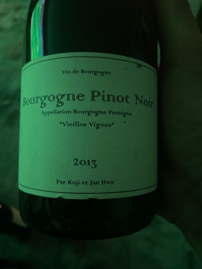 2020 Lou Dumont / Koji et Jae Hwa Bourgogne Pinot Noir