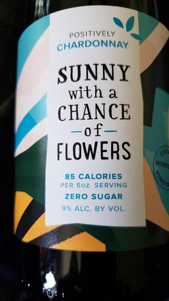 2020 Sunny Wine Co Chardonnay Sunny With a Chance of Flowers Monterey