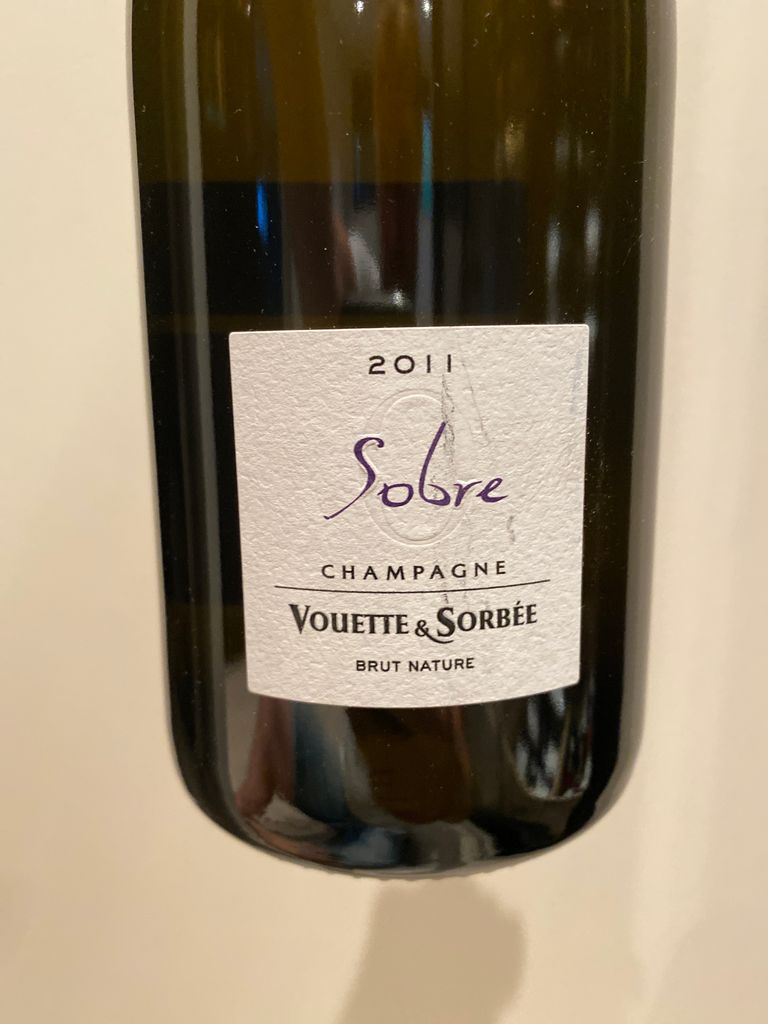 2010 Vouette et Sorbée Champagne Sobre Extra Brut