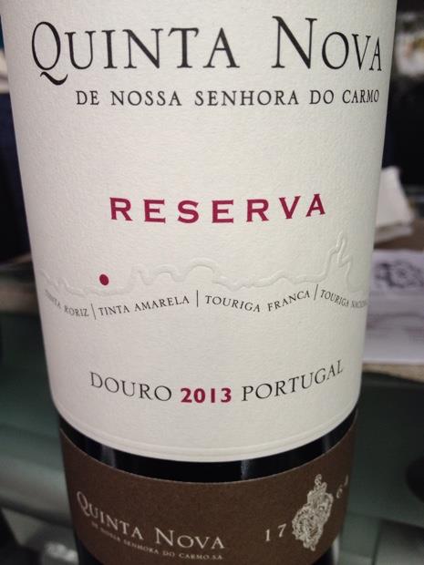 2013 Quinta Nova de Nossa Senhora do Carmo Douro Reserva, Portugal ...