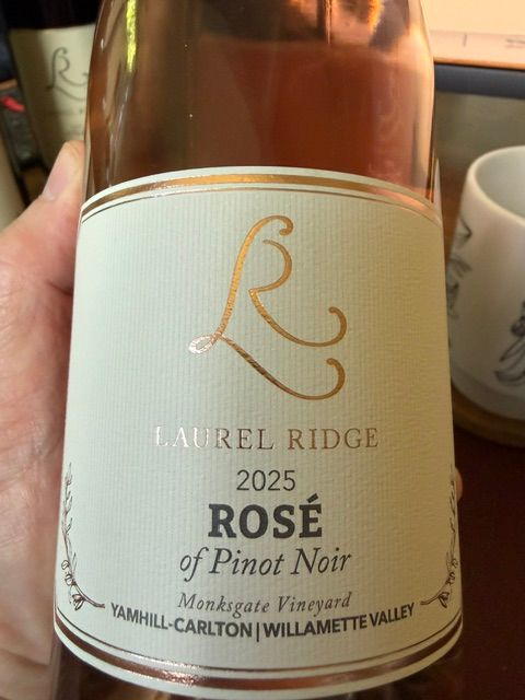 2025 Laurel Ridge Pinot Noir Rosé Monk's Gate Vineyard, USA, Oregon ...