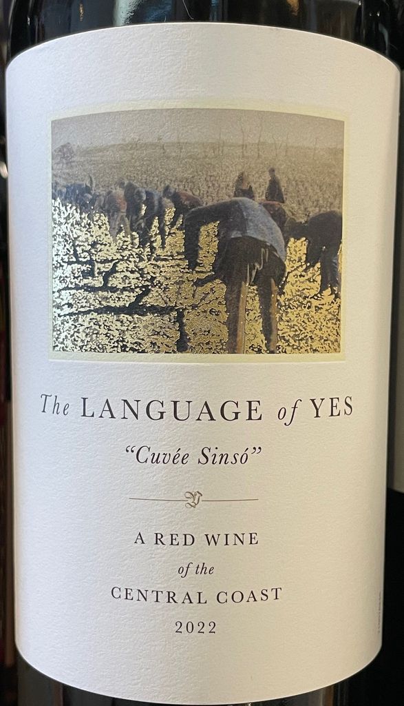 2022 The Language of Yes Cuvée Sinsó - CellarTracker