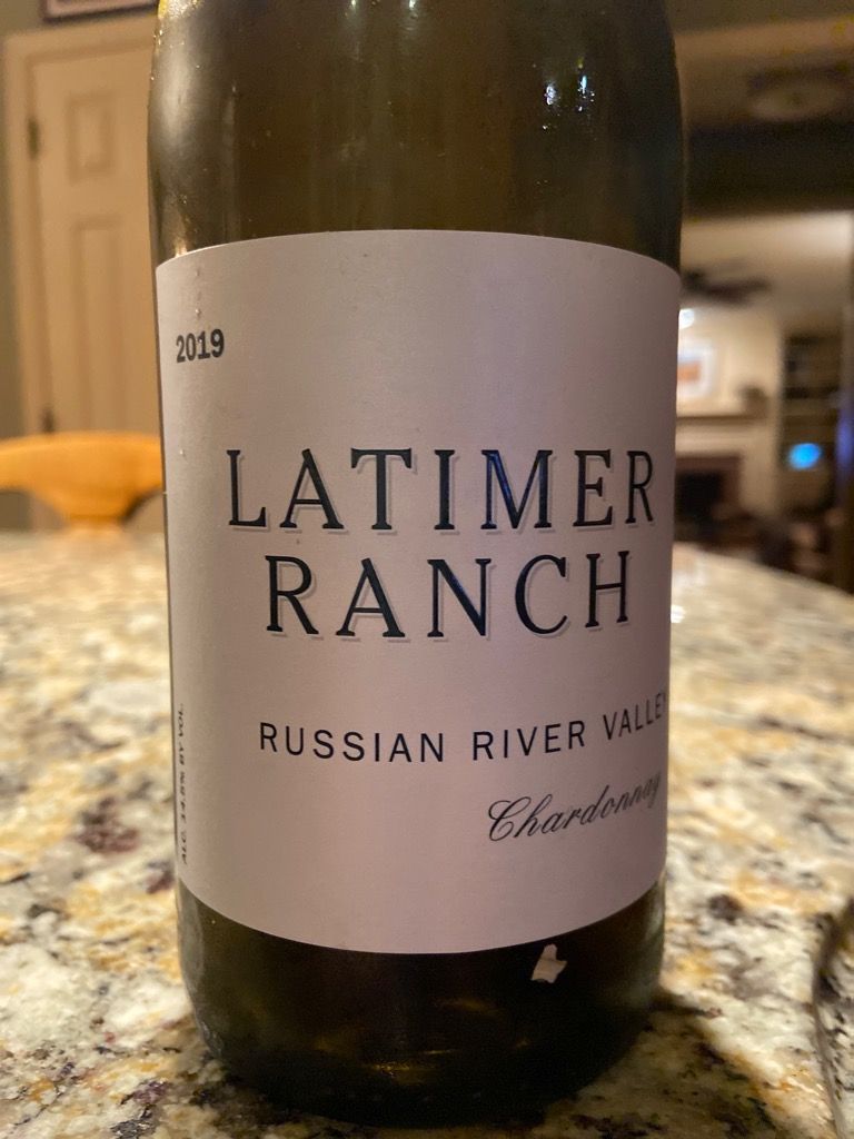 2019 Latimer Ranch Pinot Noir Russian River Valley, USA, California