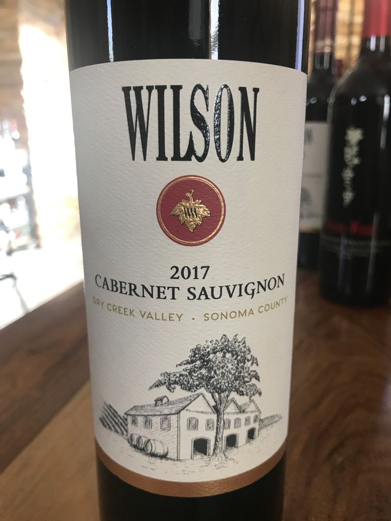 2018 Wilson Winery Cabernet Sauvignon Dry Creek Valley Usa California