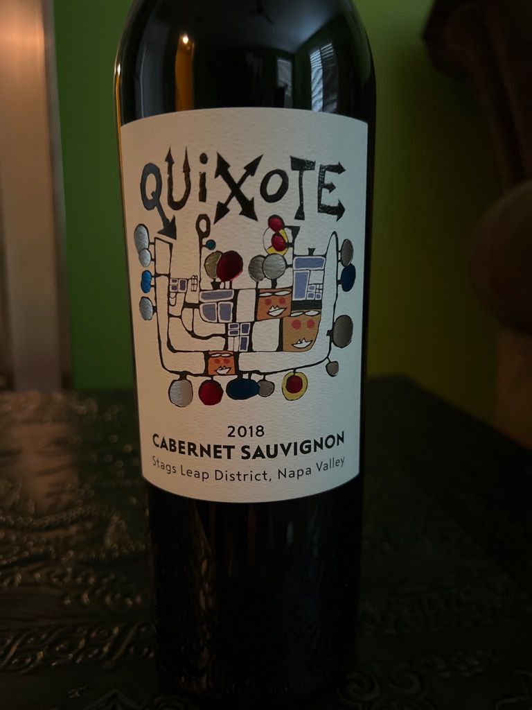 2018 Quixote Cabernet Sauvignon - CellarTracker