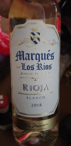 Marques Rios 2021 Marqués Los Rios Rioja Blanco, Spain, La Rioja, Rioja - CellarTracker