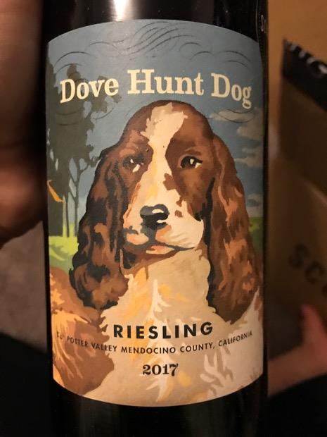 2017 Scout and Cellar Riesling Dove Hunt Dog, USA, California, North Coast, Potter Valley