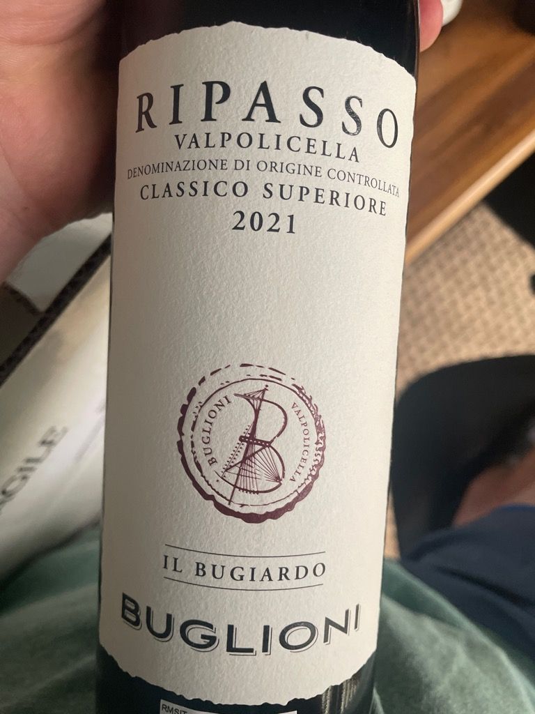 2021 Buglioni Ripasso della Valpolicella Classico Superiore Il Bugiardo ...